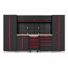 Zestaw mebli warsztatowych AXTON IV 335 cm – garaż, warsztat, serwis | czarny